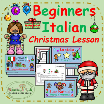 Preview of Italian Christmas lesson and resources