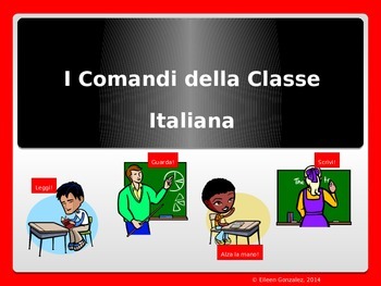 Preview of Italian Classroom Commands - I Comandi della classe