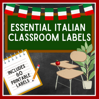 Preview of Italian Classroom Labels