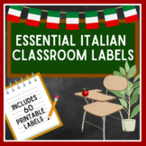 Italian Classroom Labels