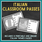 Italian Classroom Passes
