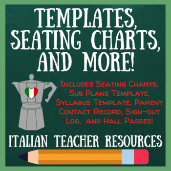 Preview of Italian Classroom Starter Kit (Teacher Materials)