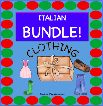 Preview of Italian Clothes BUNDLE!
