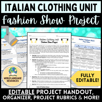 Preview of Italian Clothing Unit: Fashion Show Project (Una sfilata di moda)