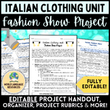 Italian Clothing Unit: Fashion Show Project (Una sfilata di moda)