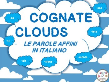Preview of Italian Cognate Clouds (Le Parole Affini)