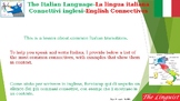 Italian Connectives/Transitions