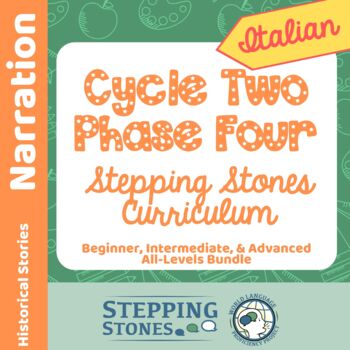 Preview of Italian Cycle Two Phase FourStepping Stones Curriculum PAID Version