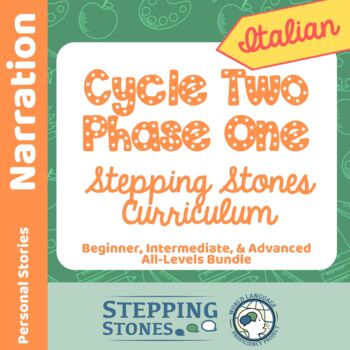 Preview of Italian Cycle Two Phase One Stepping Stones Curriculum PAID Version