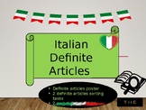 Italian Definite Articles Bundle
