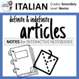 Italian Definite & Indefinite Articles