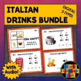 ITALIAN DRINKS BOOM CARDS ⭐ Italian Digital Flashcards ⭐ I