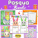Italian Easter Activities Bundle - Crafts, coloring, word 