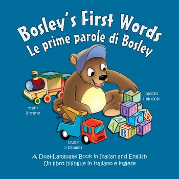 Preview of Italian / English Dual Language Book: Bosley's First Words