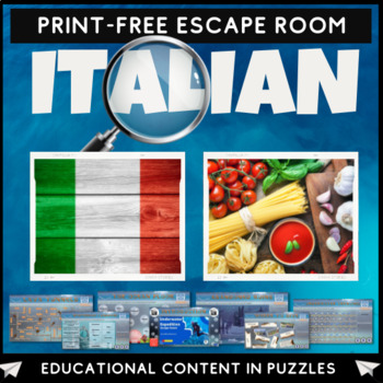 Preview of Italian Escape Room