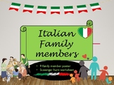 Italian Family Member posters and scavenger hunt