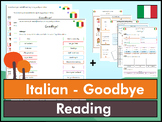 Italian Goodbye Reading Bundle - K to 6