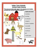 Italian: Farm Animals  Italiano: Animali della Fattoria