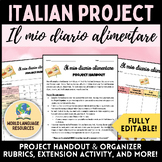 Italian Food Unit Project - Il mio diario alimentare