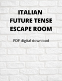 Italian Future Tense Escape Room