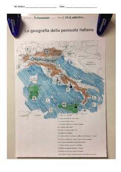 Preview of Italian Geography Unit