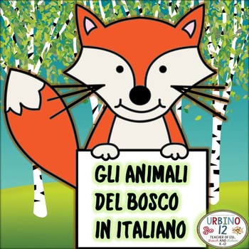 Preview of Italian: Gli Animali del Bosco