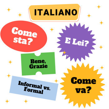 Preview of Italian Greeting, Goodbyes, and Initial Conversation Lessons