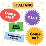 Italian Greeting, Goodbyes, and Initial Conversation Lessons