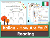 Italian How Are You Reading Bundle - K to 6
