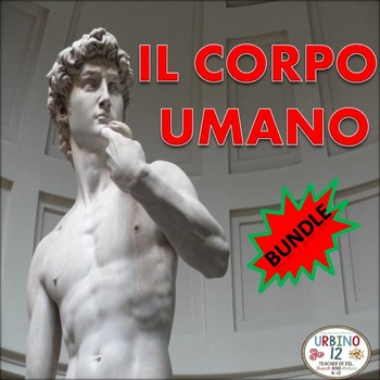 Preview of Italian:  Il Corpo Umano  BUNDLE