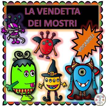 Preview of Italian: La Vendetta dei Mostri Vocaboli