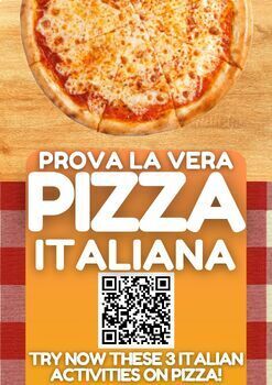 Preview of Italian Language Activities on Pizza in Italy - 3 in 1 - 50% OFF