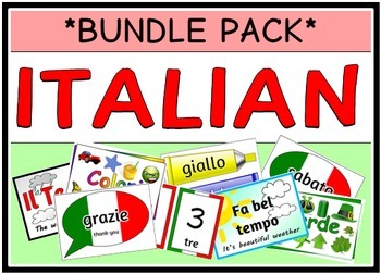 Preview of Italian Language (BUNDLE PACK) | World Foreign Language Set
