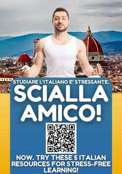 Preview of Italian Language Bundle with 5 Stress-Free Teaching Resources - 50% Saved!