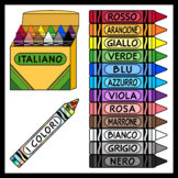 Crayons in Italian / Italian Colors
