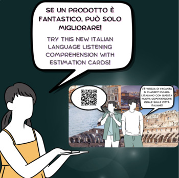 Preview of Italian Language Listening Activity FLORENCE, VENICE, ROME + SPECIAL UPGRADE!
