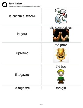 Preview of Italian Language Resource Kit: Italian Holidays