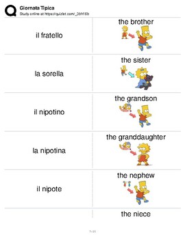 Preview of Italian Language Resource Kit: Typical Day