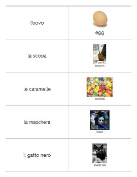 Preview of Italian Language Resource Kit: Halloween