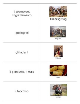 Preview of Italian Language Resource Kit: Thanksgiving