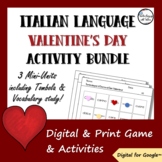 Italian Language Valentine's Day Activity Bundle - Digital