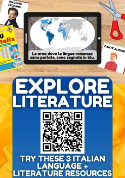 Preview of Italian Language and Literature Teching Resources - 3 in 1 - 50% OFF
