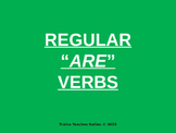 Italian Made Simple: "ARE" Verb Conjugation Slideshow & Ac