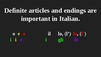 Preview of Italian Made Simple: Endings, Articles, Demonstratives and More!