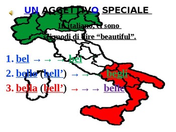 Preview of Italian Made Simple: The Adjective "Bello"