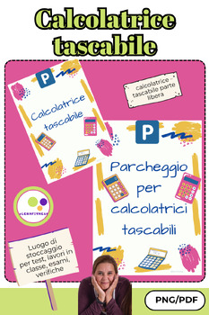 Preview of Italian: Mathematics | Parking lot for pocket calculators