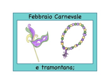 Flash card sulle doppie di Carnevale - Materiale didattico per le materie  Interdisciplinare & Italiano