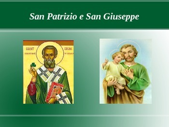 Preview of Italian Name Days: St. Joseph and St. Patrick