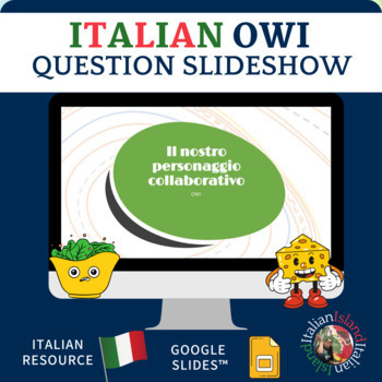 Preview of Italian OWI Personaggio Collaborativo  Google Slides™/PearDeck™