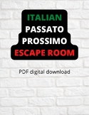 Italian Passato Prossimo Escape Room